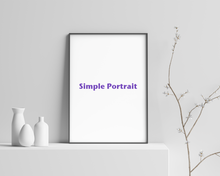 Load image into Gallery viewer, Simple Digital Portrait
